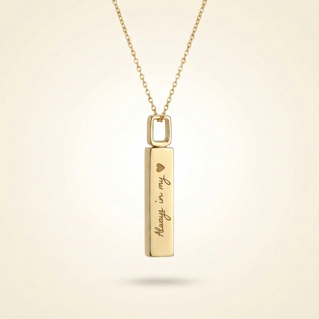 Bar Urn Pendant – Gold-Plated