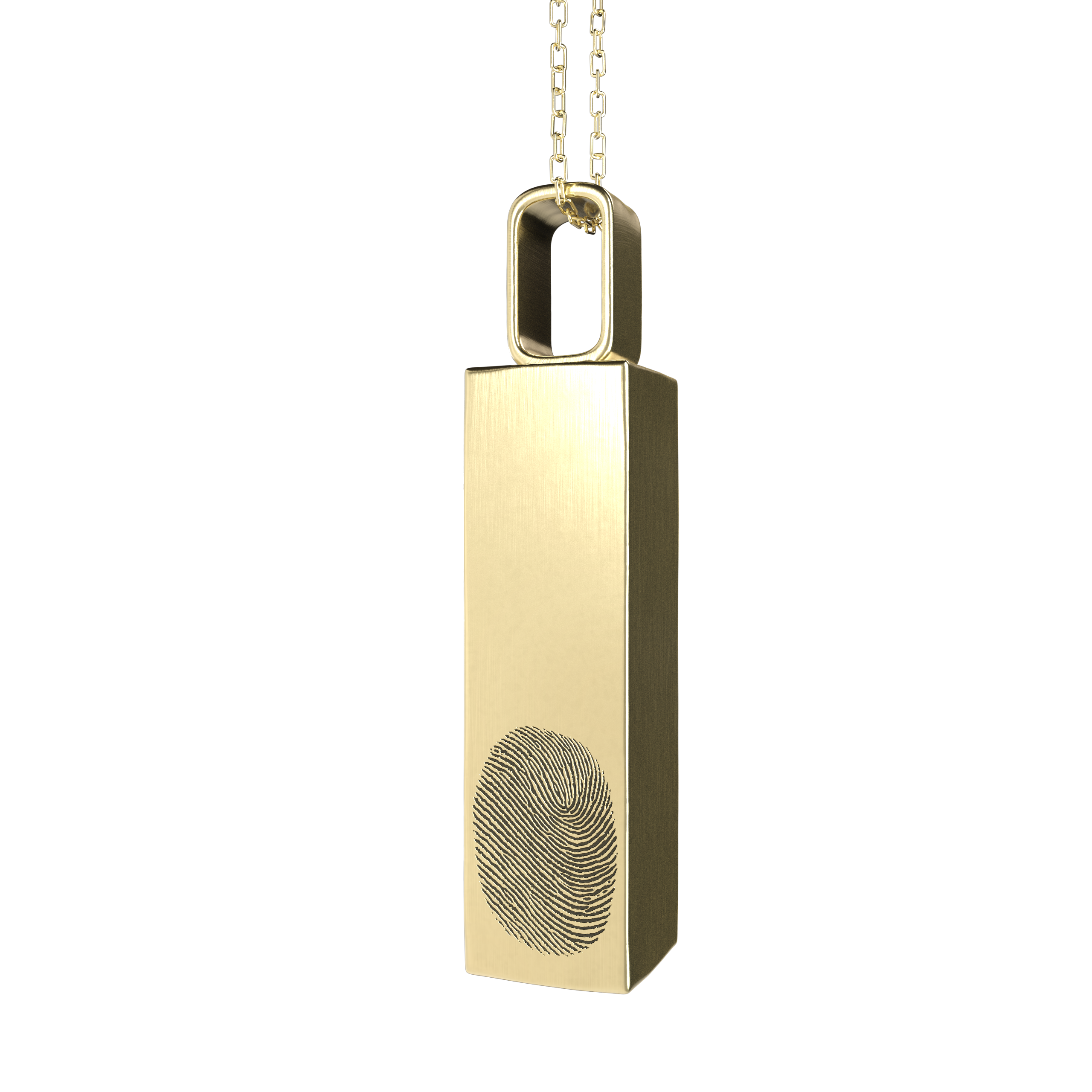 Gold Bar Urn Pendant