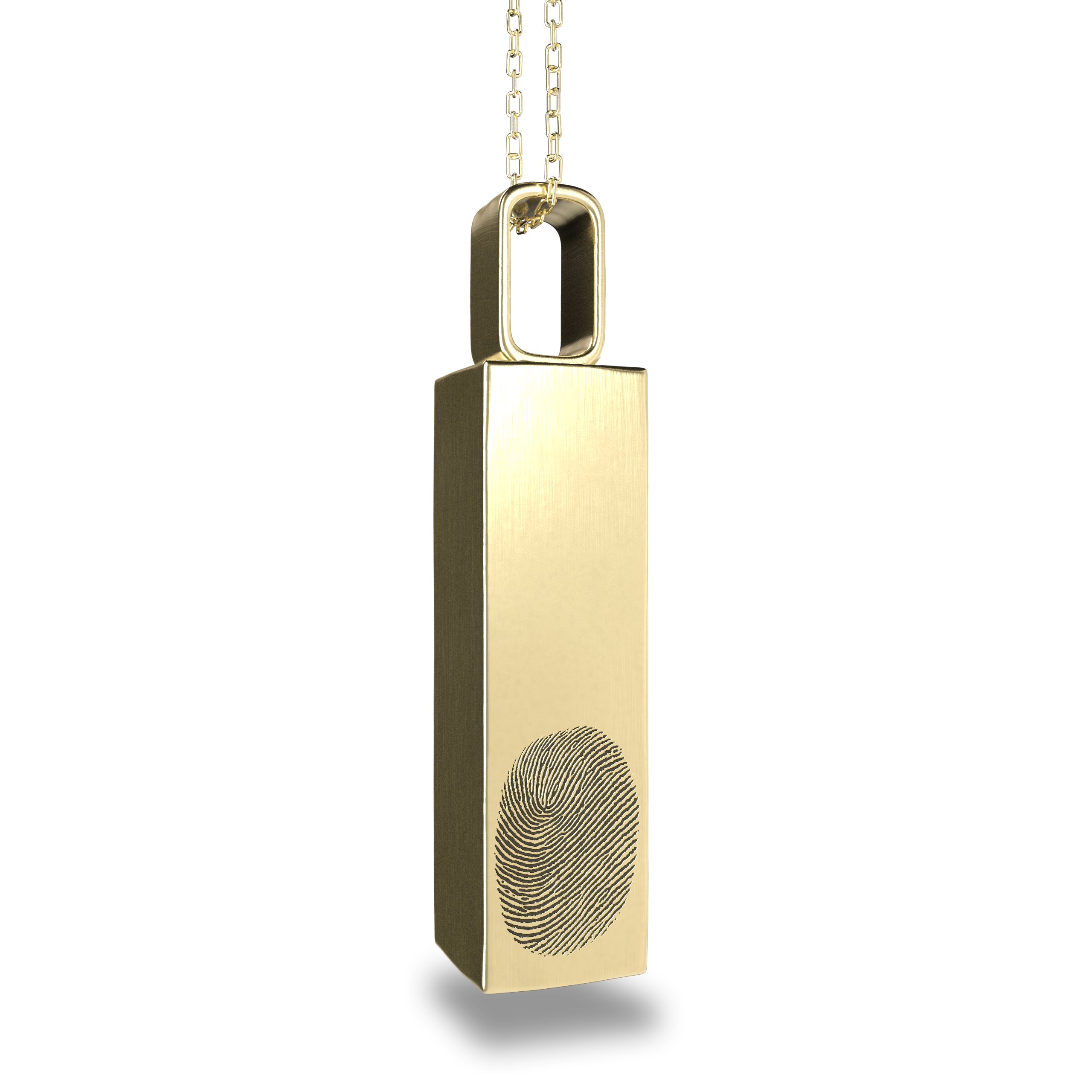 Gold Bar Urn Pendant