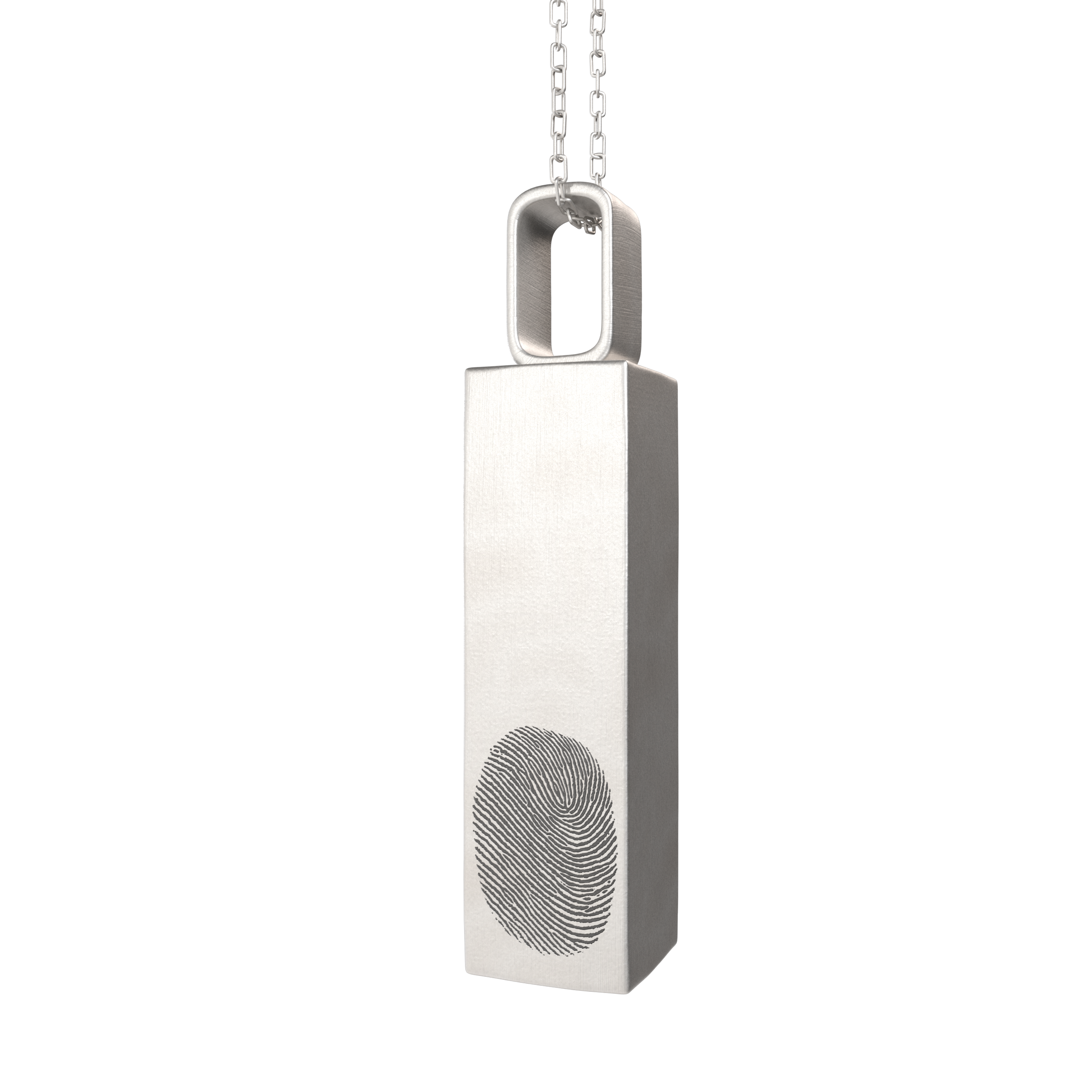 Silver Bar Urn Pendant