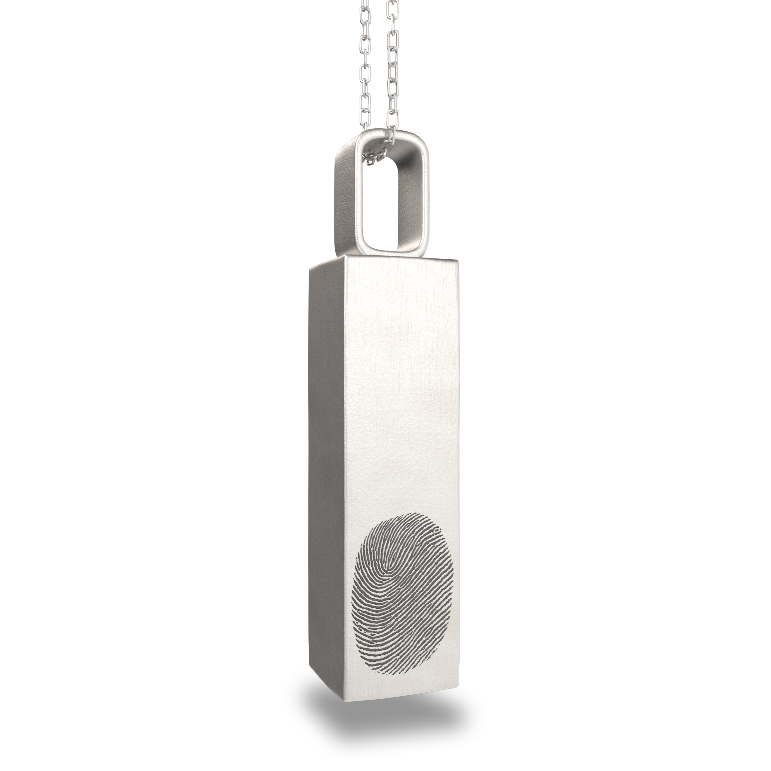 Silver Bar Urn Pendant