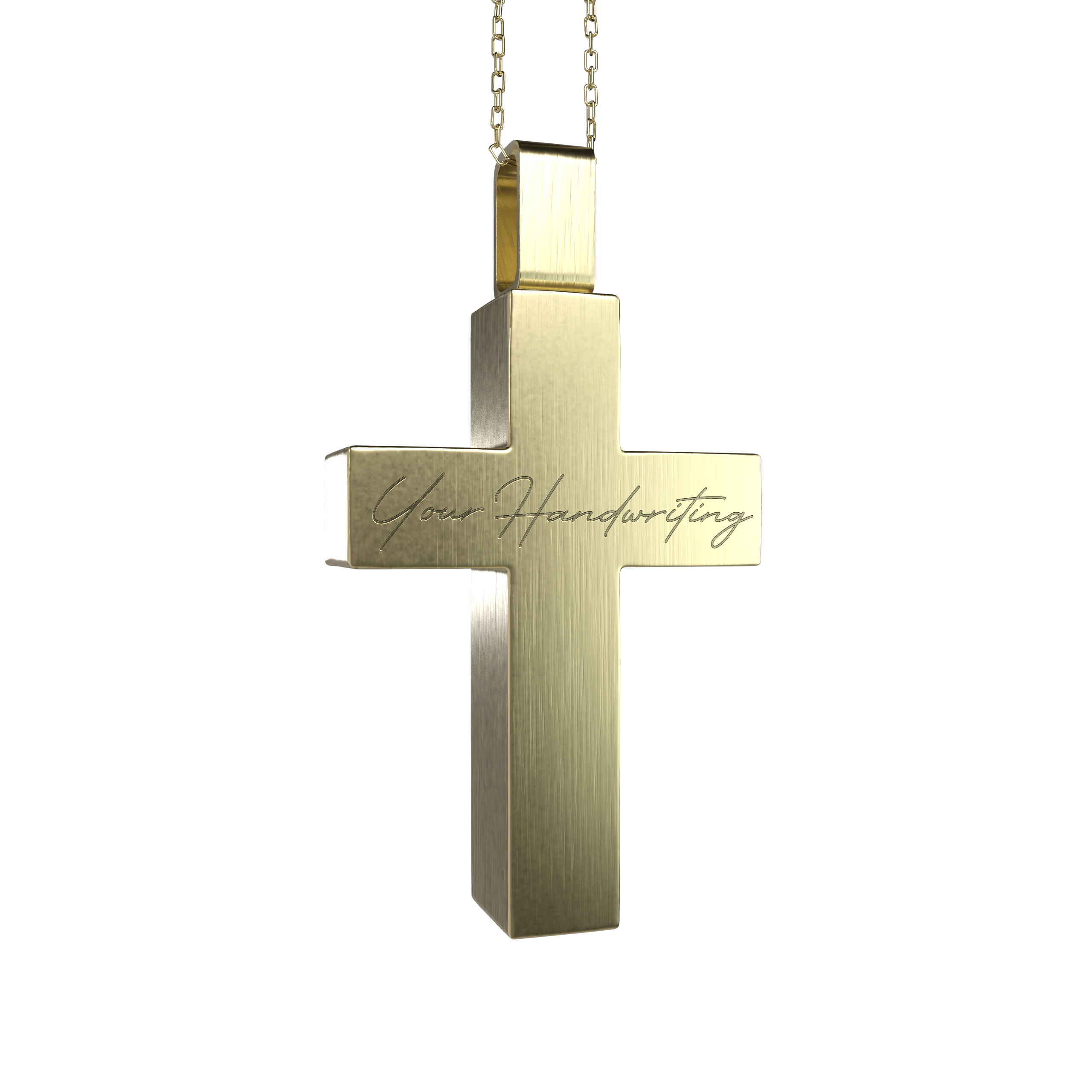 Cross Urn Pendant – Gold-Plated