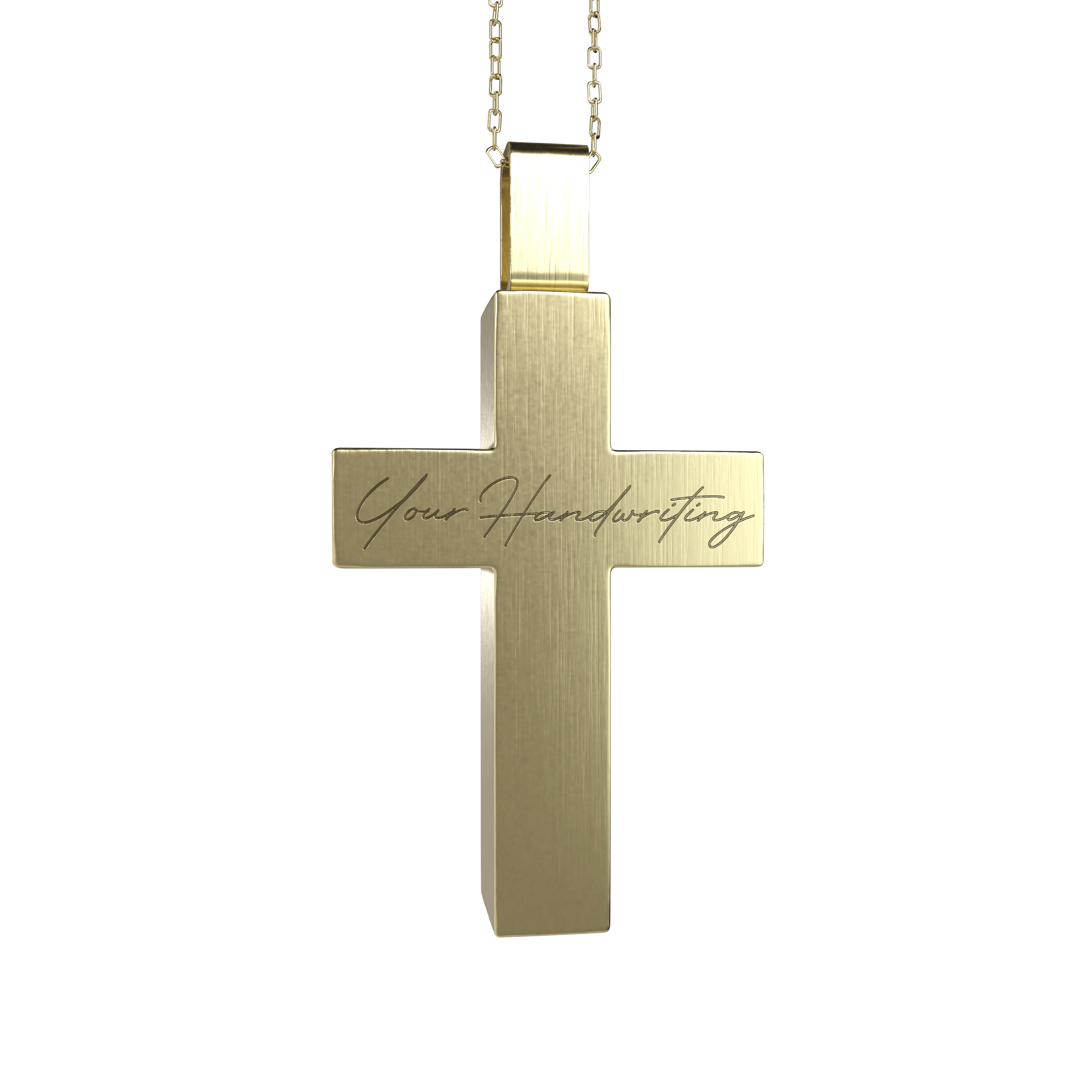 Cross Urn Pendant – Gold-Plated