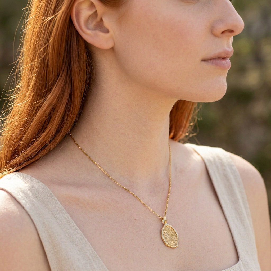 Large Retro Seal Pendant