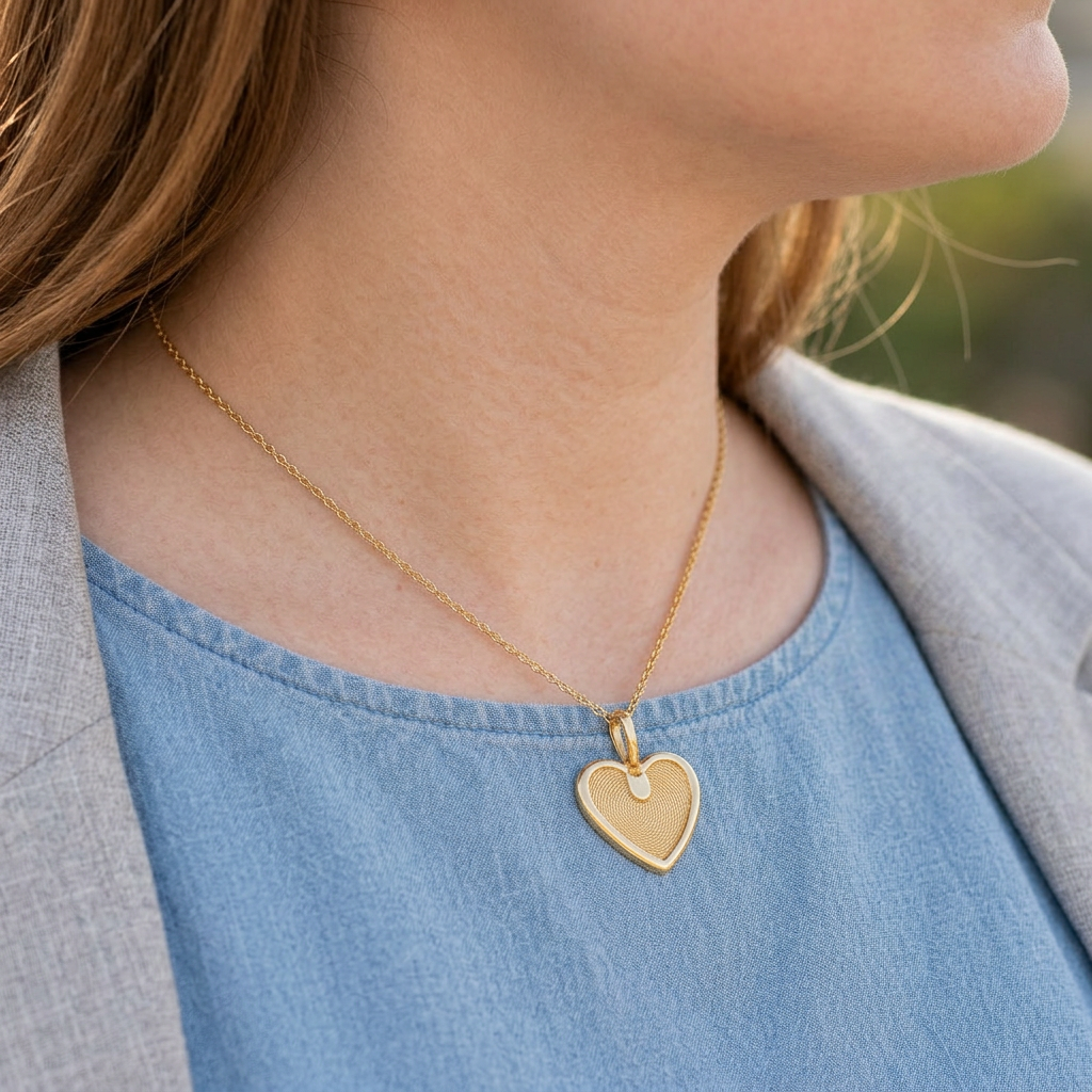 Pure Heart Pendant – Gold-Plated