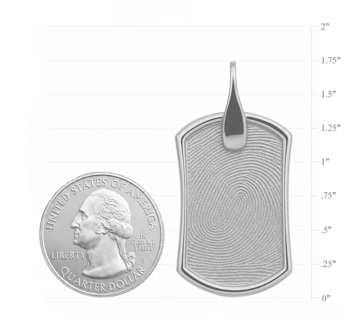 Seal Dog Tag Pendant – Silver
