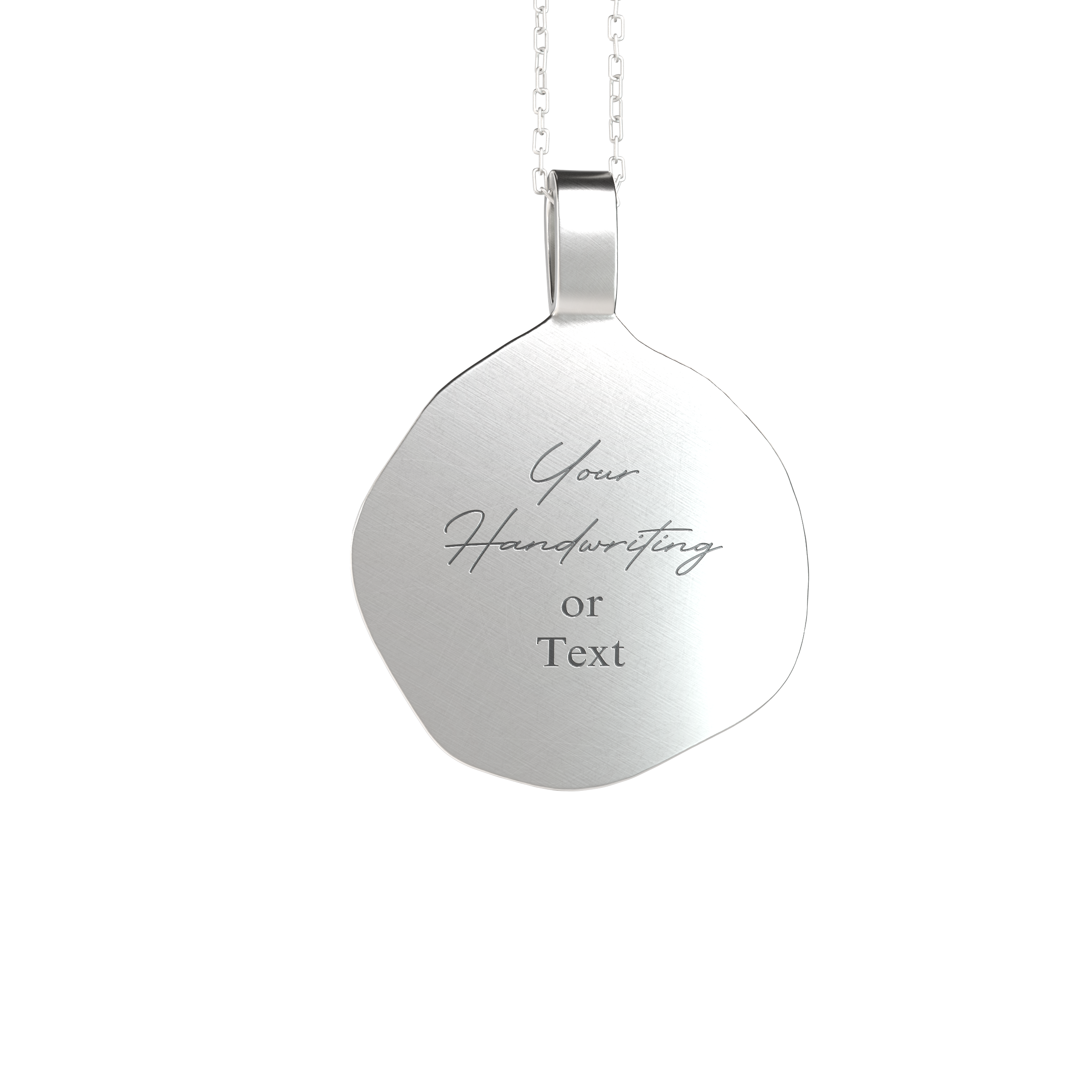 Silver Small Retro Seal Pendant