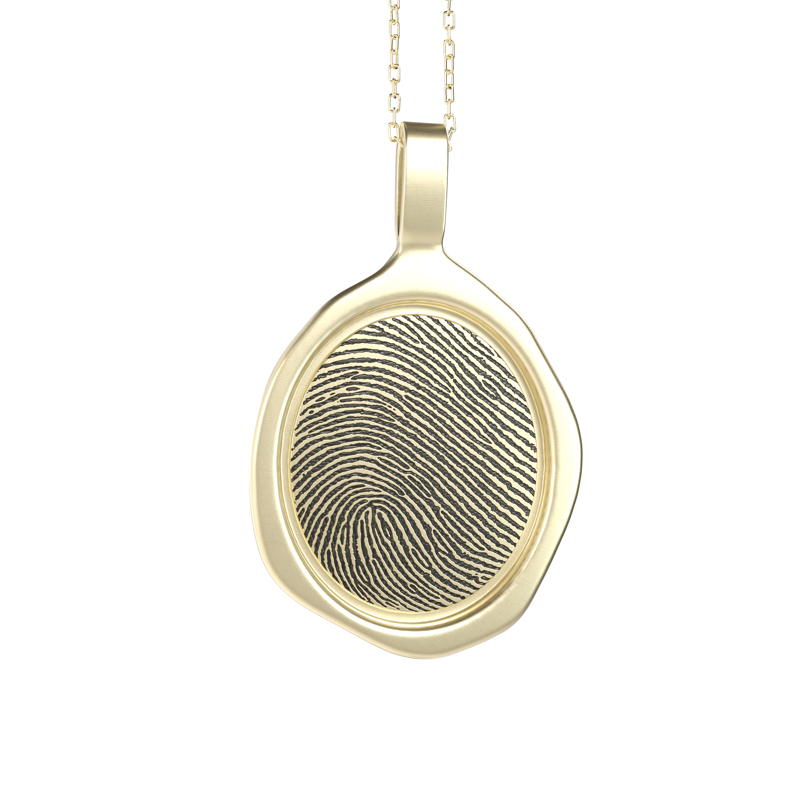 Large Retro Seal Pendant