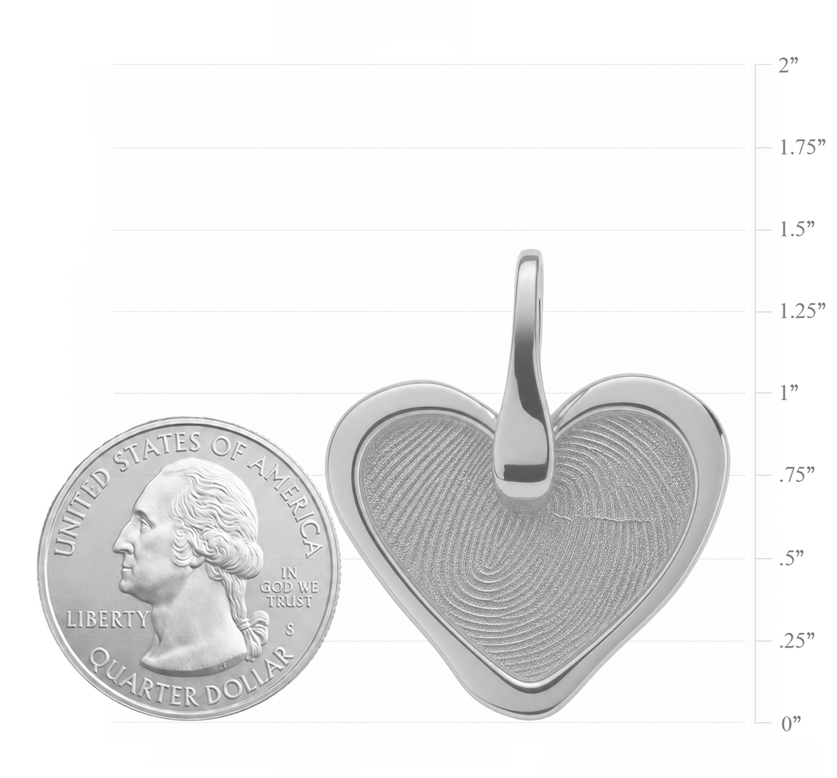 Seal Heart Pendant – Silver