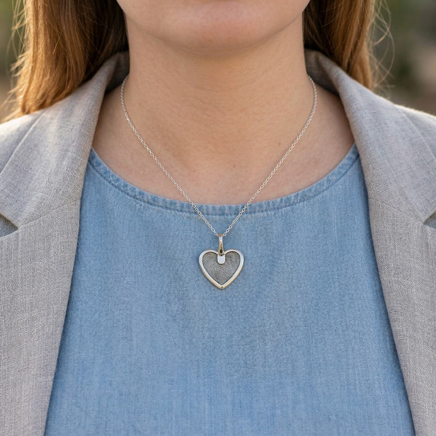 Pure Heart Pendant – Silver