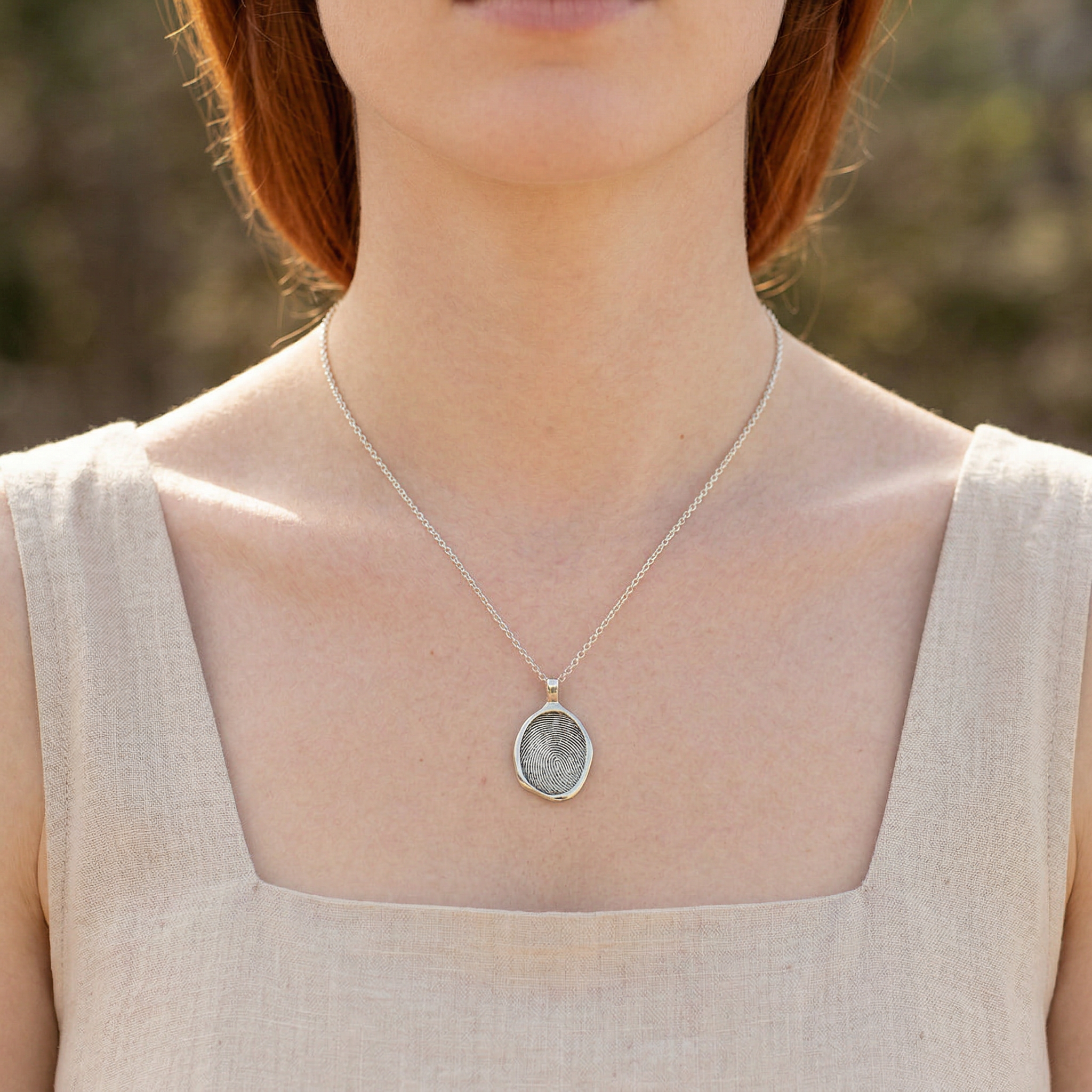 Large Retro Seal Pendant