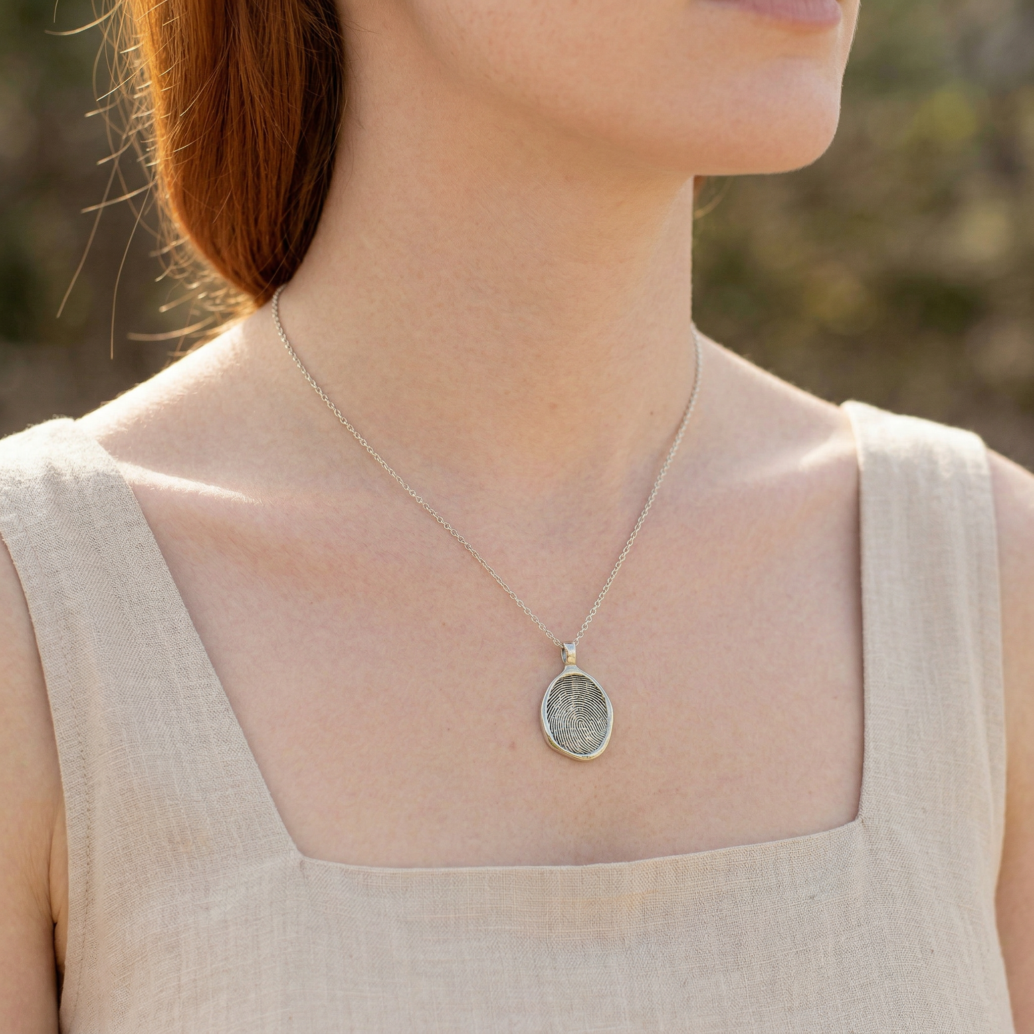 Large Retro Seal Pendant