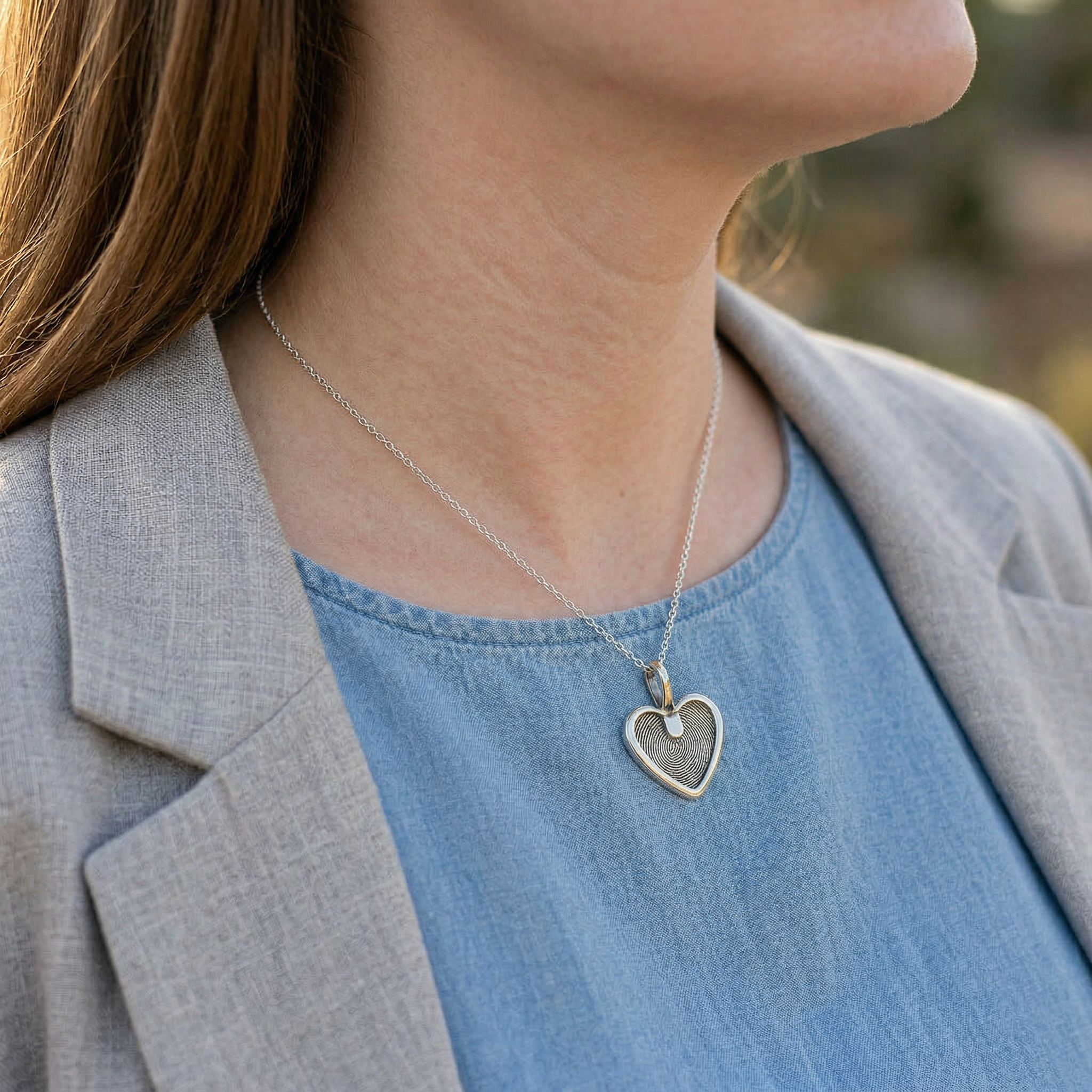 Silver Pure Heart Pendant
