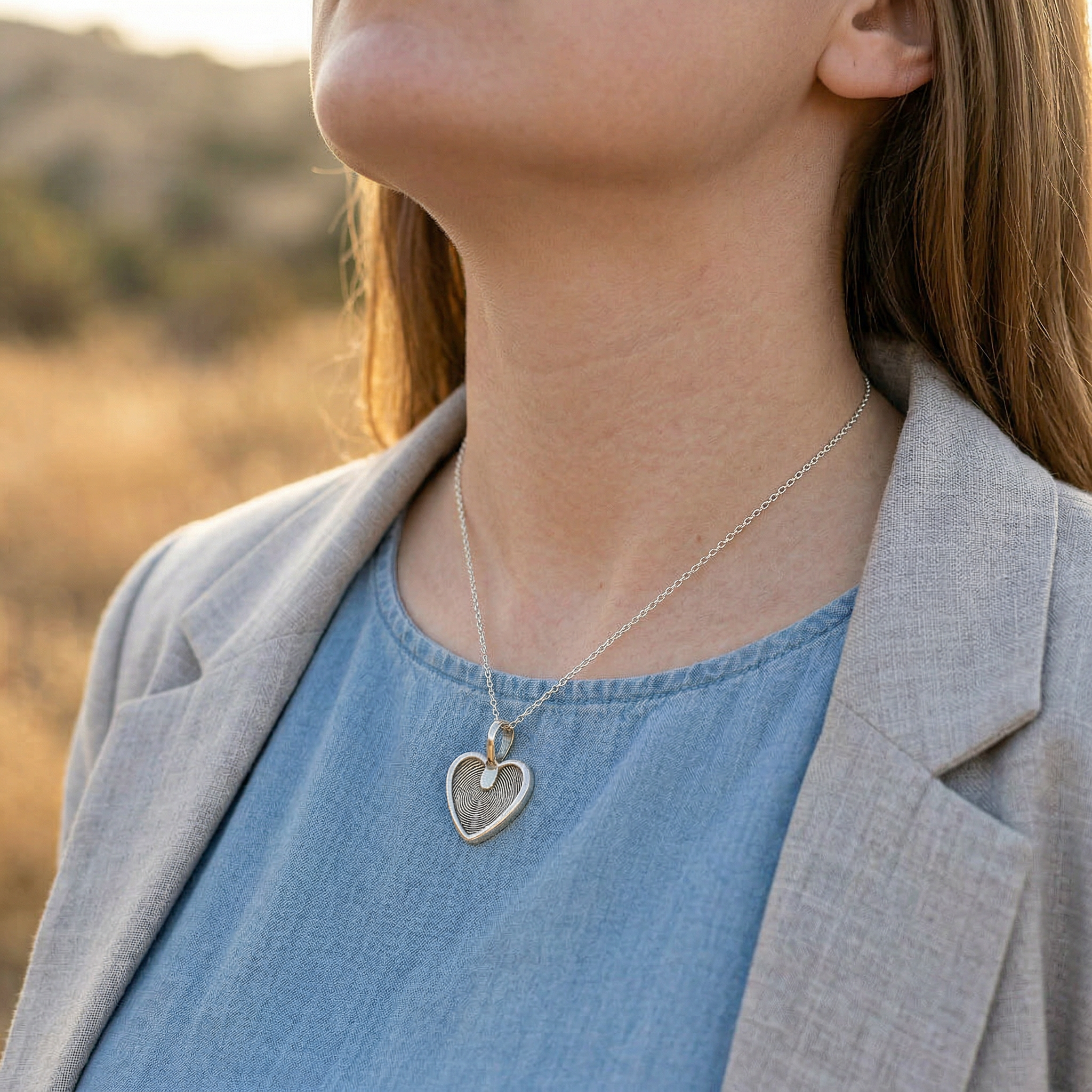 Silver Pure Heart Pendant