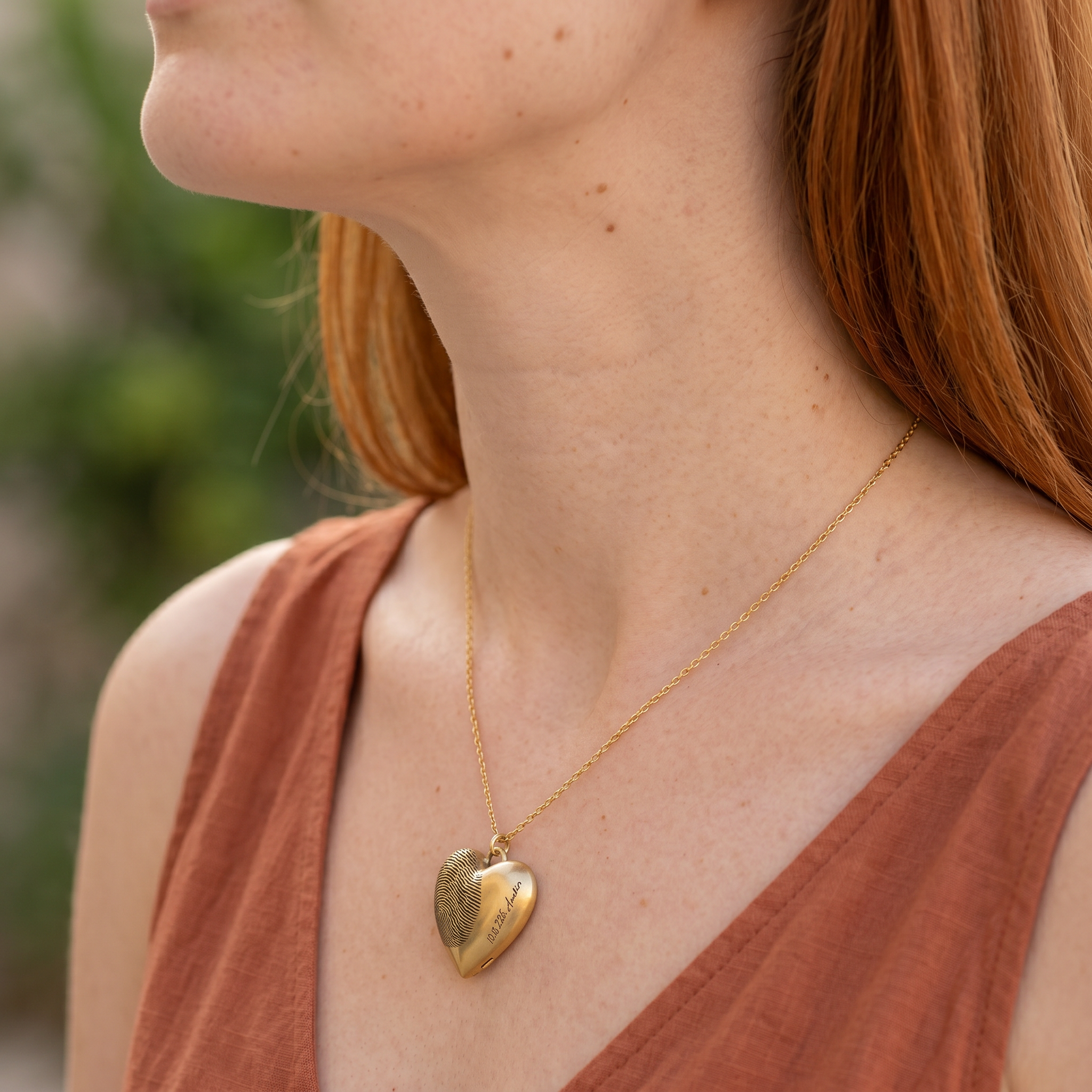 Heart Urn Pendant – Gold-Plated