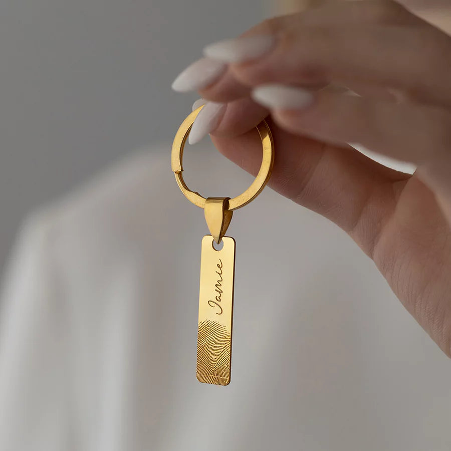 Small Fingerprint Keychain